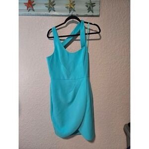 BCBG Turquoise Midi Dress
